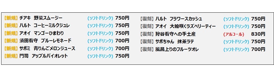 囚われのパルマ』『囚われのパルマ Refrain』コラボカフェが秋葉原に