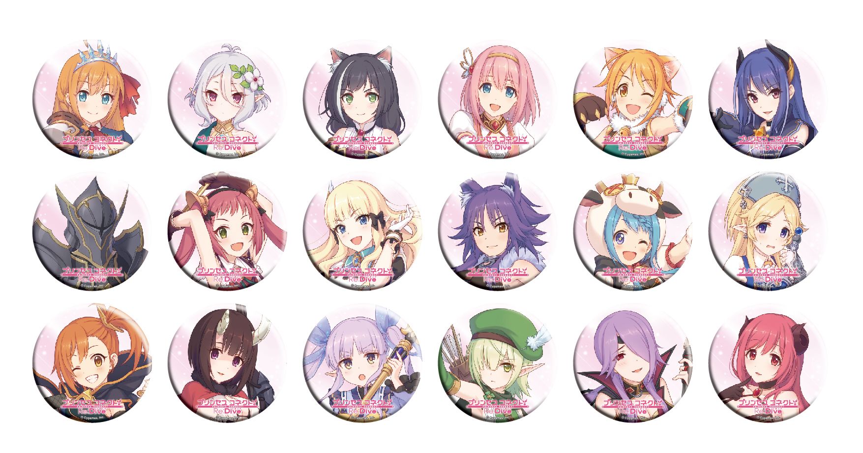 プリンセスコネクト パセラボカフェ限定 コースター 全9種セット