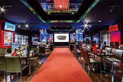 「東映ヒーローズキッチン」の店内